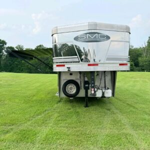 USED 2021 SMC Laramie 3 Horse 9' LQ 8' Wide All Aluminum