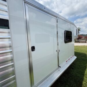 Used 2024 Cimarron Trailers Lonestar Stock Combo 24' Horse Trailer