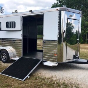 Used 2010 Sundowner 2 Horse BP w/ Side Ramp – All Aluminum